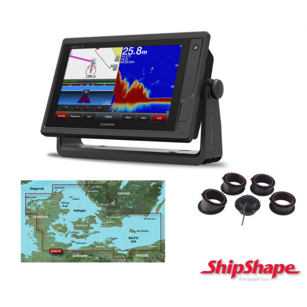 Garmin 922xs m/ GT15 transducer og G3 søkort 21R Garmin GPS / Kortplotter New ShipShape A/S