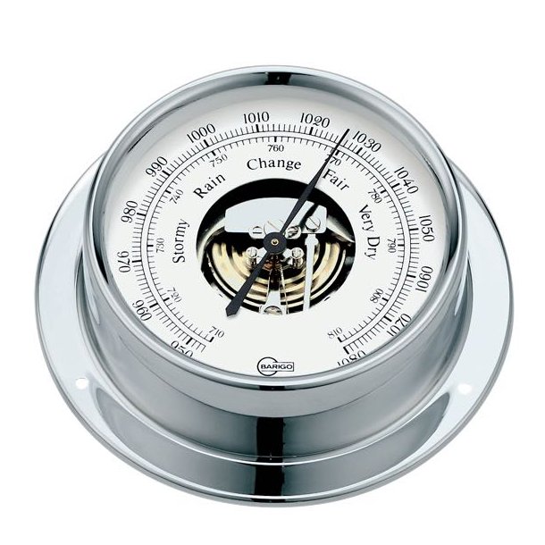 Barigo tempo barometer ø85/110mm krom